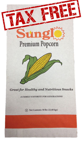 50 lbs Sunglo Premium Popcorn Kernels