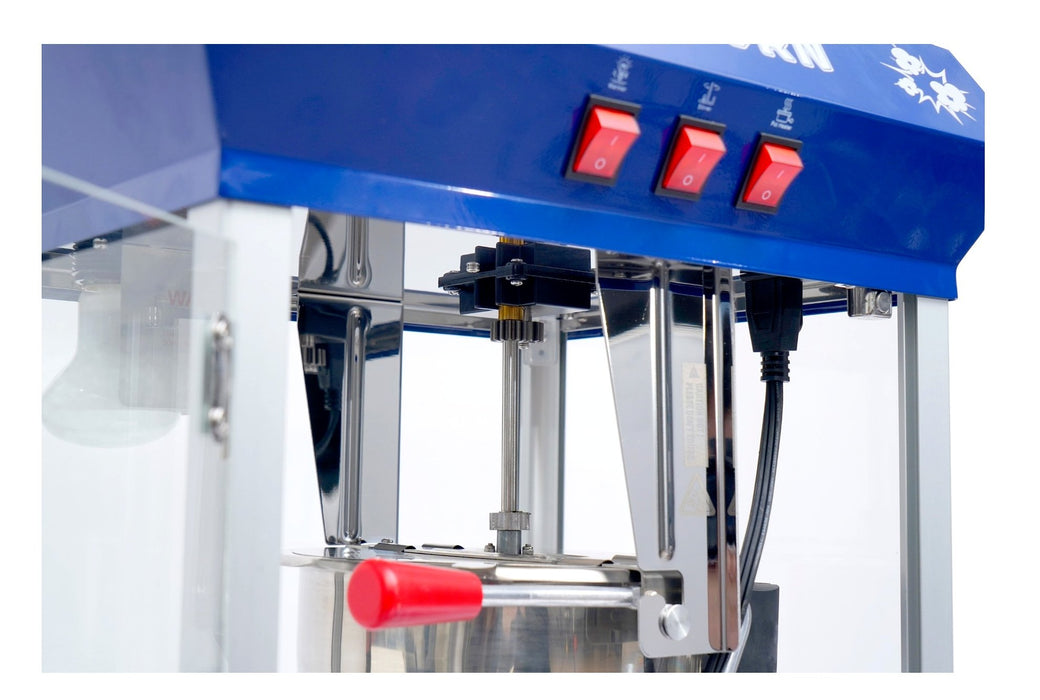 Machine à pop-corn commerciale canadienne bleue de 8 oz
