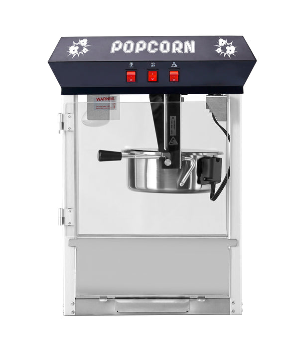 Machine à pop-corn commerciale canadienne noire de 8 oz