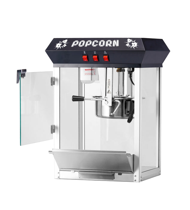 8oz Black Canadian Commercial Popcorn Machine