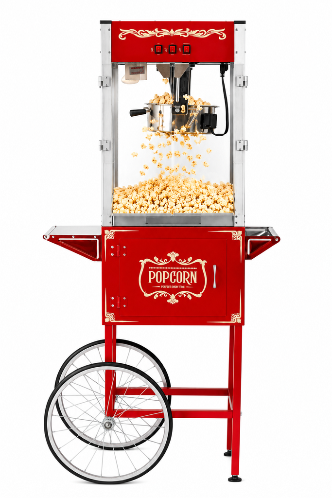 ボッブコン　12点 Commercial Red 12oz Popcorn Machine with Stand | Buy in Canada