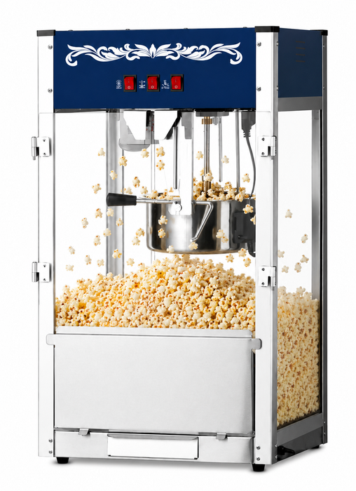 Machine à pop-corn commerciale canadienne noire de 12 oz