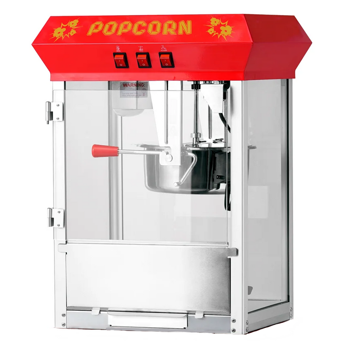 8oz Red Canadian Commercial Popcorn Machine