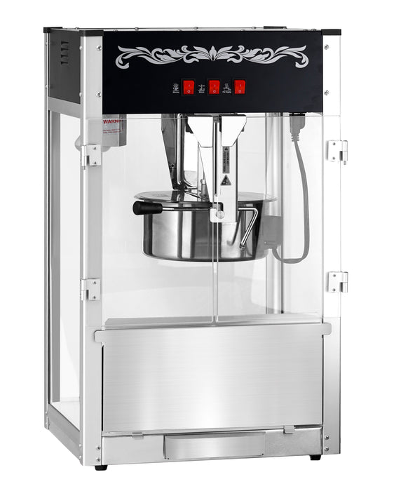 12oz Black Canadian Commercial Popcorn Machine