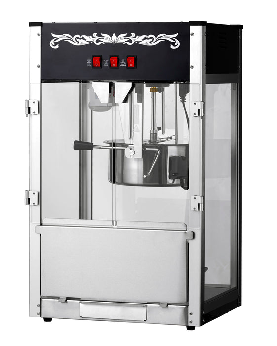 16oz Black Canadian Commercial Popcorn Machine