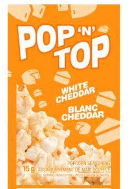 Pop ‘N’ Top White Cheddar Popcorn Seasoning 15g