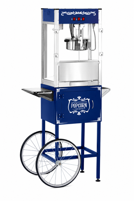Machine à pop-corn commerciale canadienne rouge de 12 oz avec support