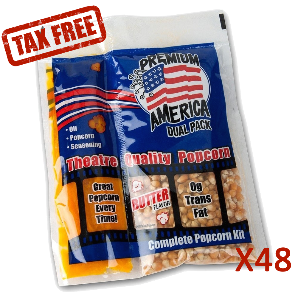 Great western 4oz dual pack 48 packages — The Canada Popcorn Company