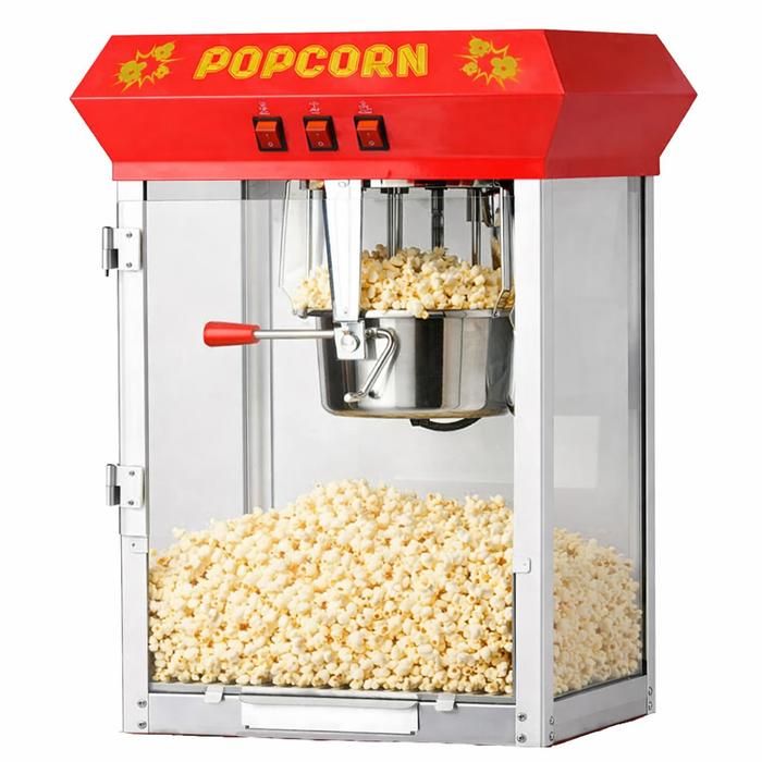 8oz Red Canadian Commercial Popcorn Machine