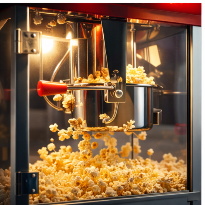 8oz Red Canadian Commercial Popcorn Machine