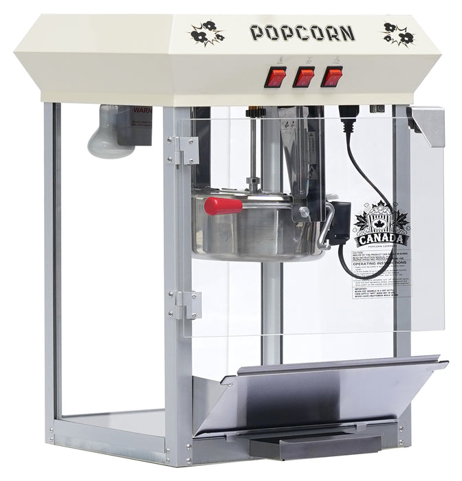 Machine à pop-corn commerciale canadienne rouge 8 oz