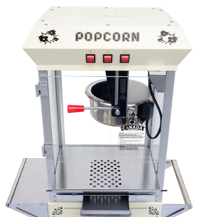 Machine à pop-corn commerciale canadienne rouge 8 oz
